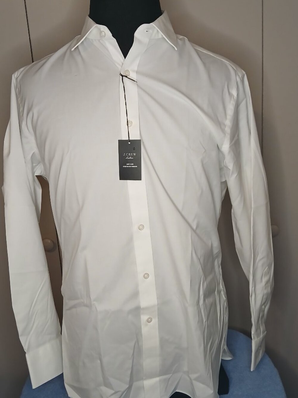 New J. Crew Ludlow Men 161/2/34 White Classic Dress Shirt (1163B2)